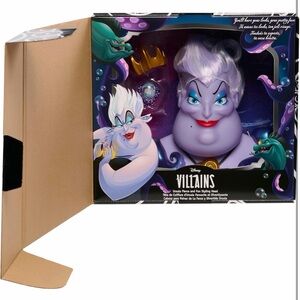 New. Sealed Disney Villains Fierce 'N Fun Ursula 10-inch Styling Head 16-Pieces.